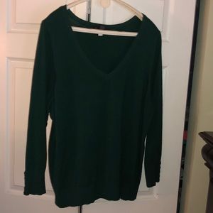Lane Bryant Green pull over sweater